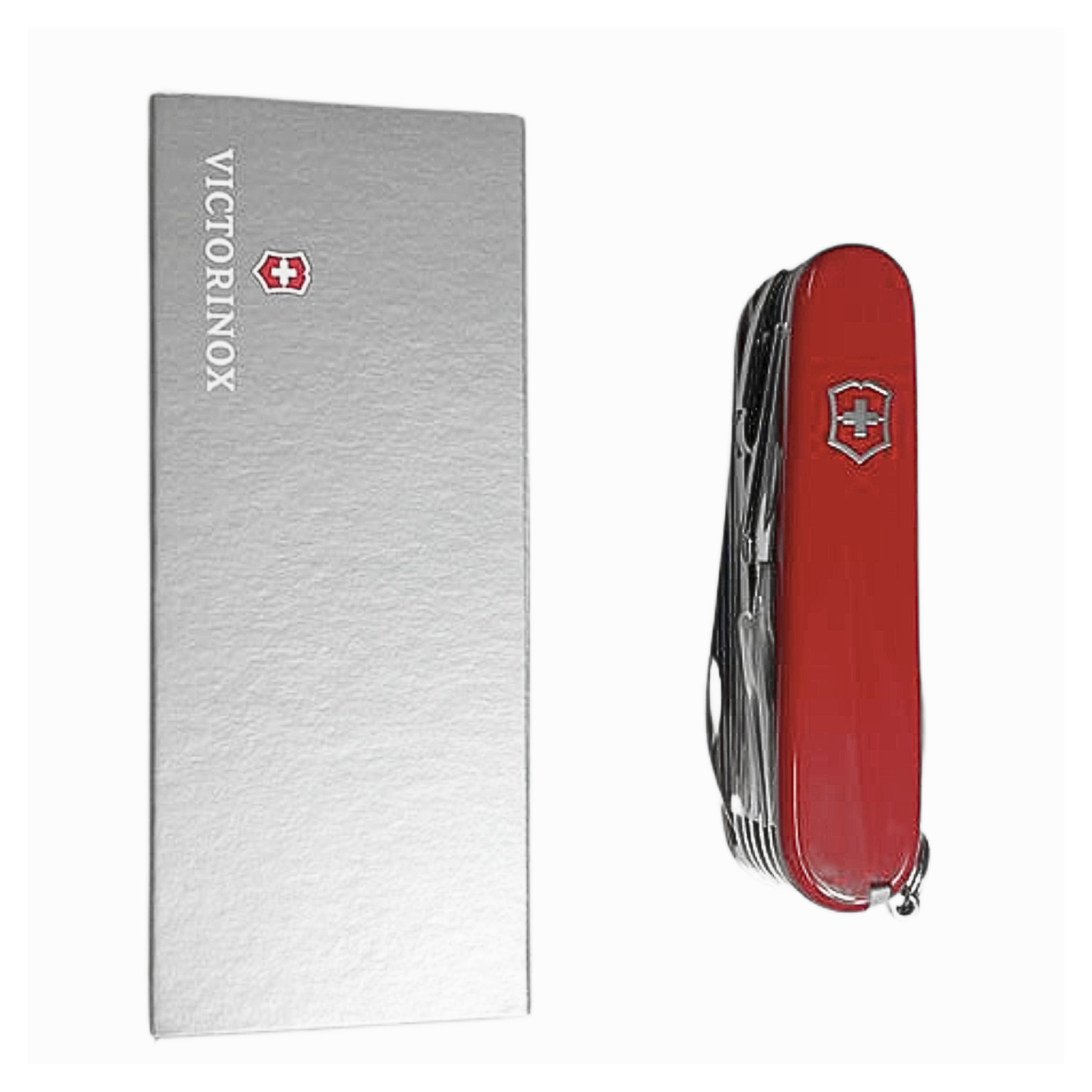 Victorinox Multifunctions Lightweight Swiss Champ Army Pocket Knife, Red