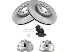 For 2008-2013 Volkswagen GTI Brake Pad Rotor and Caliper Set Front 65221NGMC