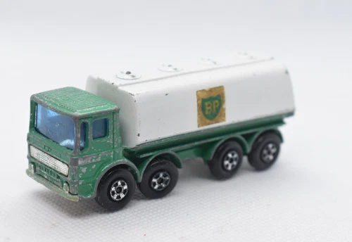 Lesney Matchbox Ergomatic Cab Leyland Petrol Tanker BP Truck 1970 1/64 Diecast
