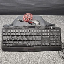 Redragon S101-3 Wired RGB Gaming Keyboard Mouse Combo Black Backlit USED
