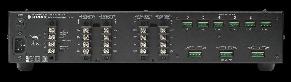 Crown CP660 6 Channel Amplifier - Image 2 of 2