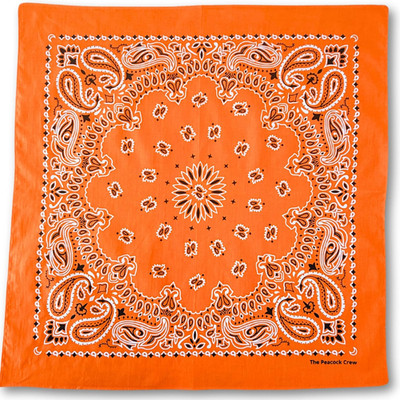 Paisley and Designer Bandana for Men and Women in Premium Soft Cotton 22 X 22 In