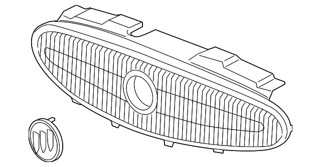 Genuine GM Grille 15792436 Foto 2 de 3