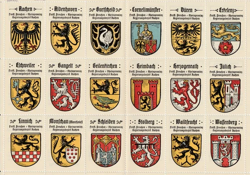 KAFFEE HAG -Komplettbogen 38 Heft 3 Aachen