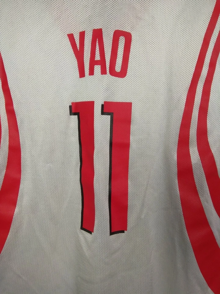 Camiseta Yao Houston Rockets PEQUEÑA Camiseta de Baloncesto Camiseta Reebok ig93 Foto 3 de 4