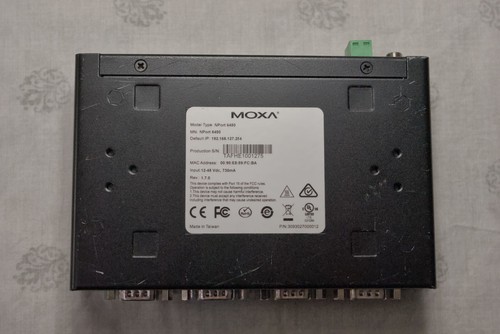 Moxa NPort 6450 Secure Serial to Ethernet Device Terminal Server RS232/422/485 - Picture 2 of 11