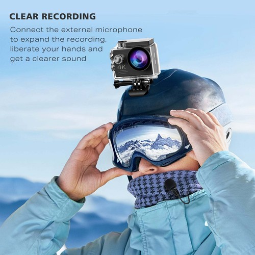 CAMPARK 4K 20MP Ultra HD Action Camera 170 ° Wide Angle WiFi Camcorder EIS Cam - Picture 5 of 8