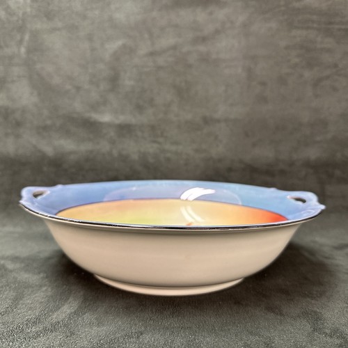 Ciotola da portata Noritake Lusterware con fiori dipinti a mano 9 3/8 pollici - Foto 6 di 7