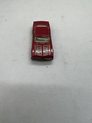 Vintage 1996 Mattel Hot Wheels '65 Impala Low Rider Red With Snow Flake Trim