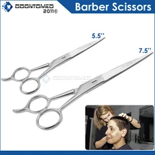 2 Pcs Barber Hair Cutting Scissors Shears Trimming - Ice Tempered 5.5'' & 7.5''