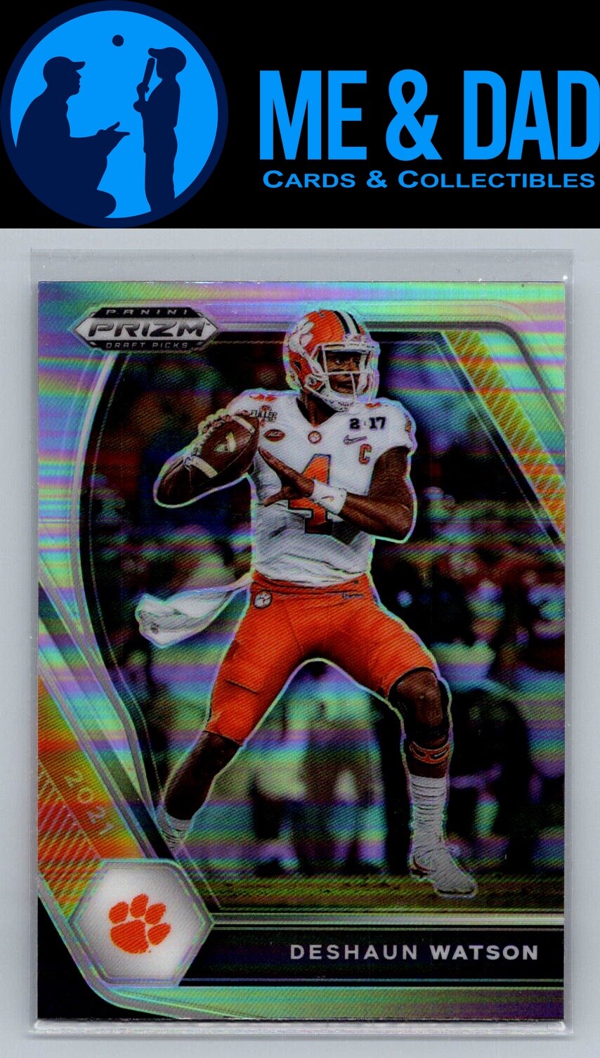 2021 Panini Prizm Draft Picks Collegiate #2 Deshaun Watson Silver