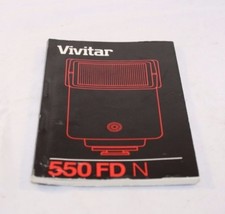 Vivitar Flash 550 FD N Instruction Manual EN 6103022