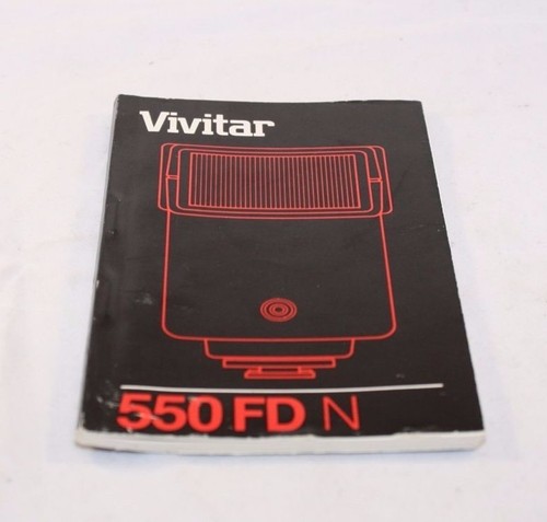 Vivitar 550FD Flash pour appareil photo argentique + notice