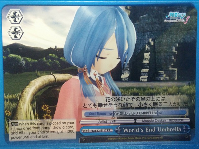 Weiss Schwarz Hatsune Miku Hello Good Night C Pd S 22 E 045 For Sale Online Ebay