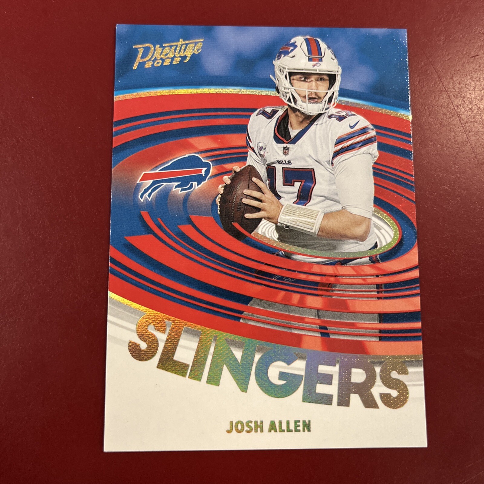2022 PANINI PRESTIGE JOSH ALLEN SLINGERS SSP CASE HIT #SL-7 BILLS