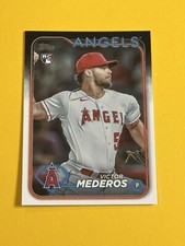 2024 Topps Series 1 Victor Mederos Rookie #270 Los Angeles Angels RC (L)