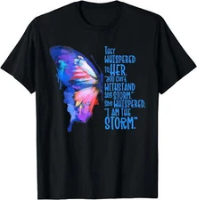 Womens Butterfly tee I am the Inspire and T-Shirt