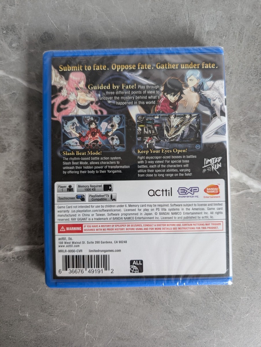 Namco Entertainment Ray Gigant Bandai Namco Ray Gigant Psvita Used