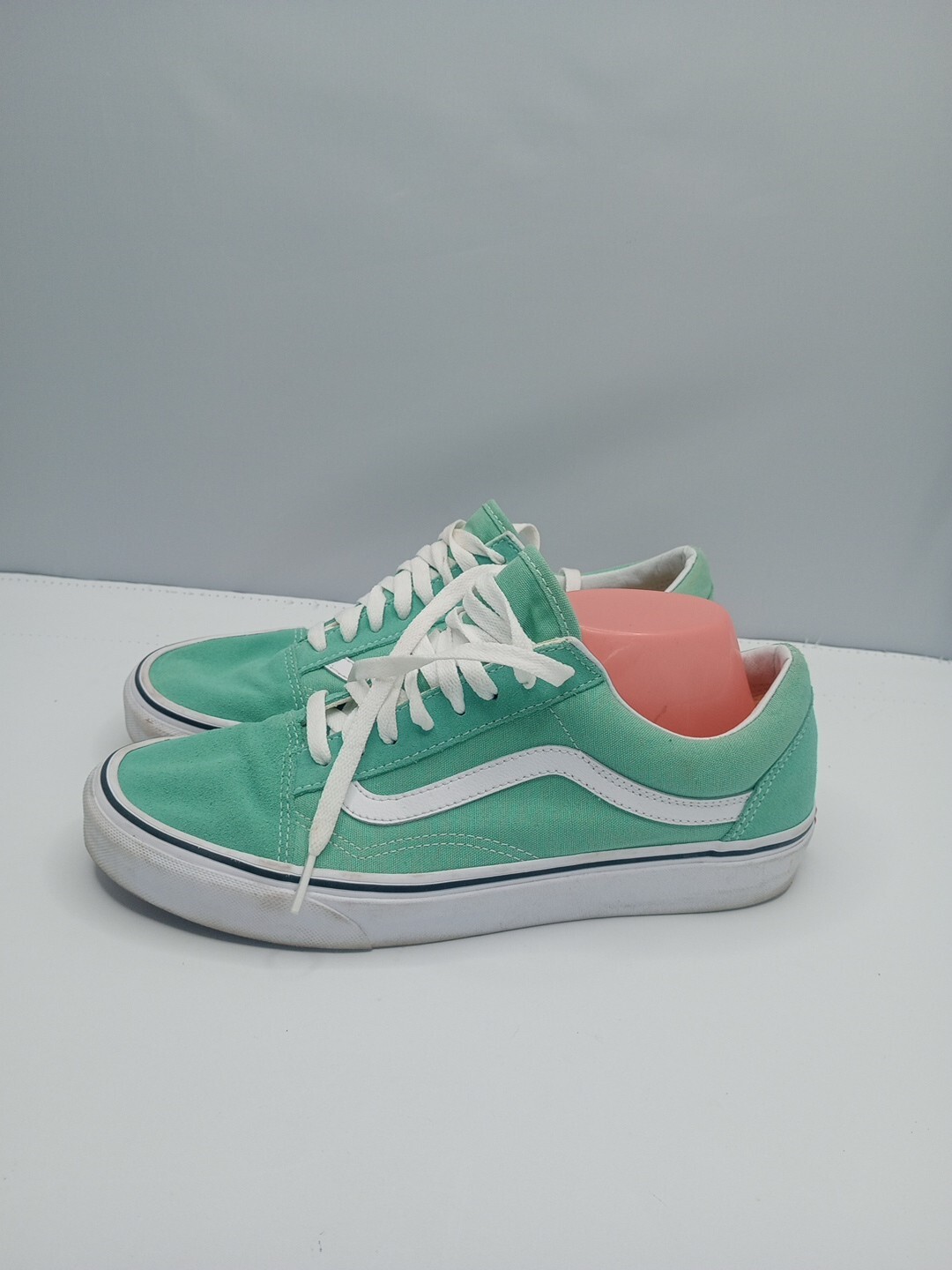 Vans Unisex Off The Wall Mint Green Sneakers Size M 8.5 W 10