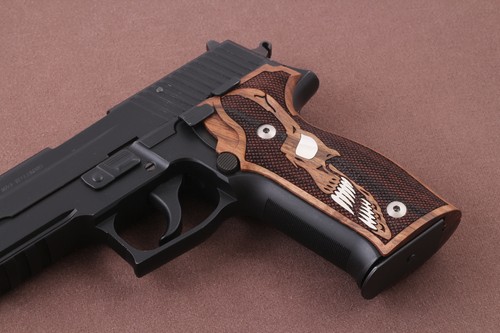 KSD Brand Sig Sauer P226 /SL /Sport I/ II/II SL SL Impugnatura in noce compatibile con PPC - Foto 2 di 2