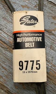 GATES 9775 HIGH PERFORMANCE AUTOMOTIVE BELT 13MM X 1970MM GREEN STRIPE NOS
