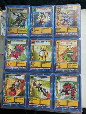 Near Full-Digimon Digital Monsters Series 2 Booster Lot of 34