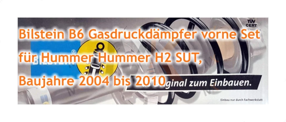 Amortisseur À Gaz Bilstein B6 Avant Pour HUMMER H2 SUT (2004-2010) - Photo 3/3