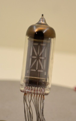 IV-4 tube x 6 pcs -  18 segmets VFD Tubes - Nixie for DIY - Tube iv4 - Tested