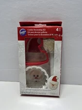Wilton Christmas Santa Cookie Decorating Kit- package slightly damaged