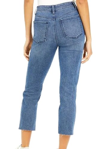 Pantalones de mezclilla ajustados recortados de tiro alto Tinseltown Junior para mujer talla 5/27 - Nuevos con etiquetas - Imagen 2 de 4