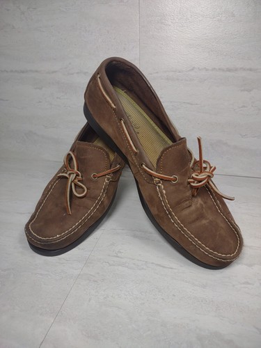 Eastland Shoe Men's Yarmouth Boat Shoes Brown Size 13D pre-owned - Afbeelding 1 van 12