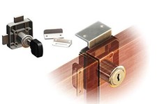 Double Door Lock - Secure Two Cabinet Doors with one Lock 