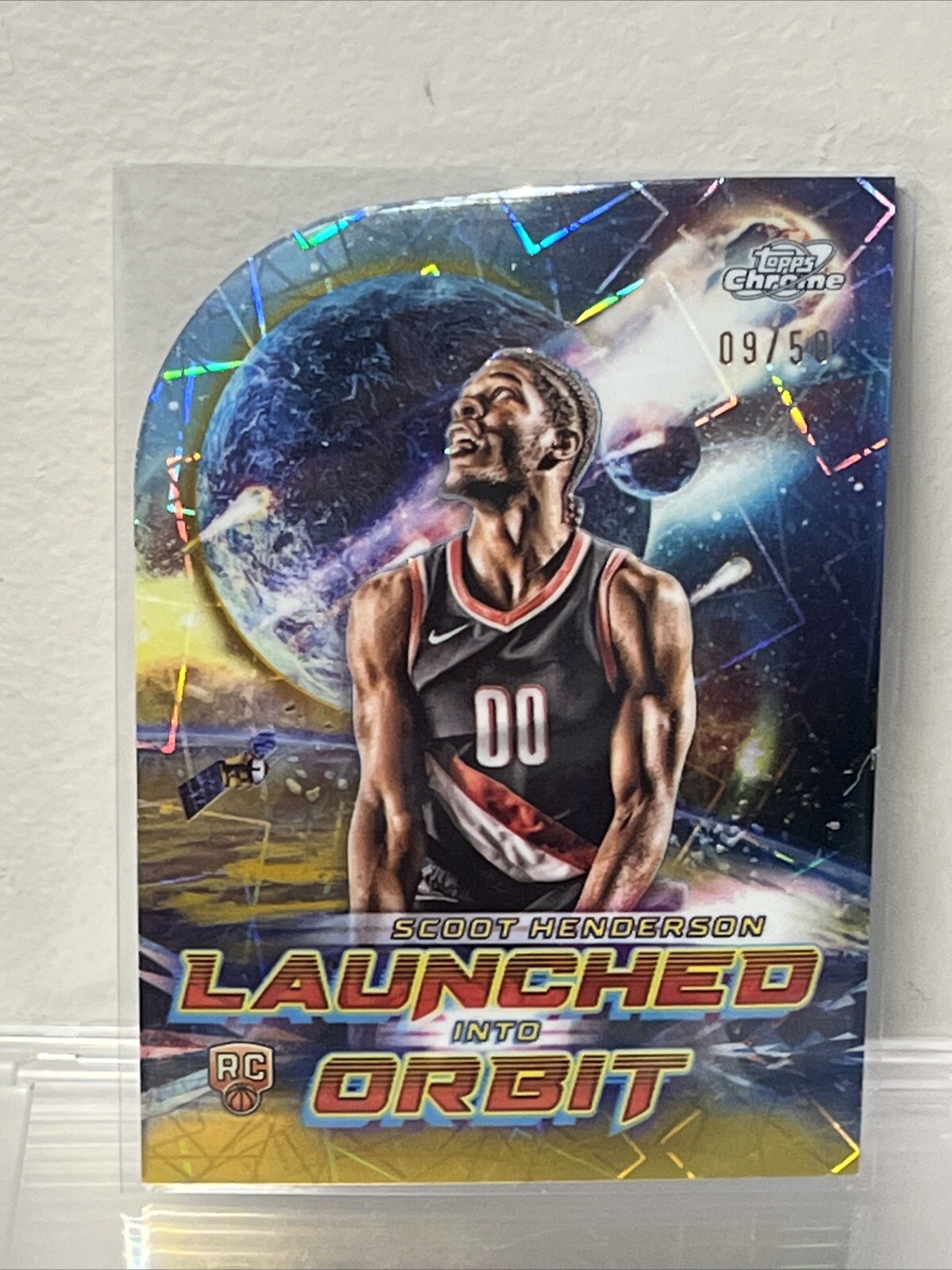 2023-24 Topps Cosmic Chrome Basketball LIO Scoot Henderson RC Gold Lazer 9/50
