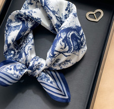 100 Mulberry Silk Scarf Women's Square 53X53CM fashion Printed shawl Scarf Q13