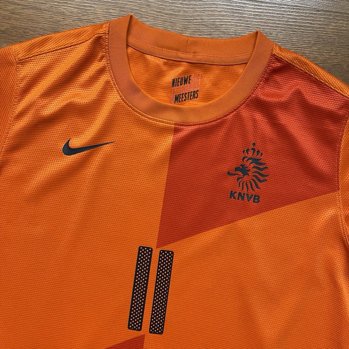 SIZE “Y XL” NETHERLANDS NIKE 2012 EURO SOCCER HOME JERSEY #11