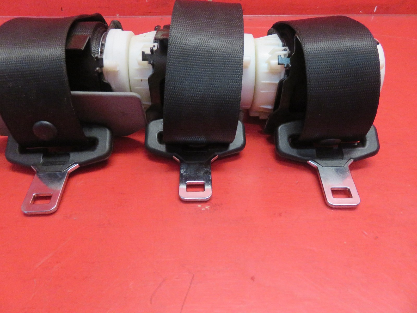 20042006 BMW 545i E60 OEM REAR SEAT BELT SET BLACK COLOR eBay