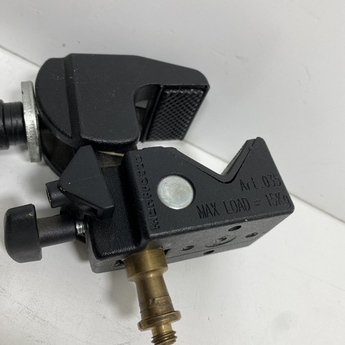 Manfrotto 035 Super Clamp Professional Photography Heavy Duty Mounting 15KG Max - Picture 3 of 13