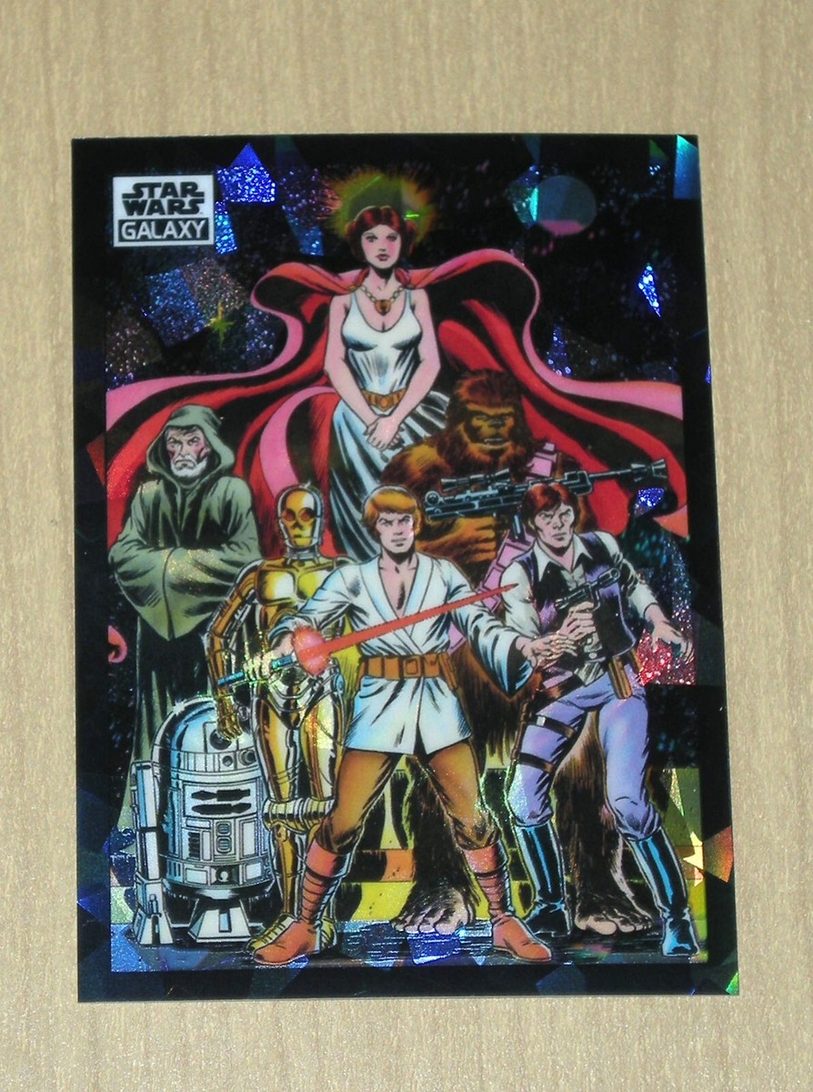 2022 Topps Star Wars Galaxy Chrome ATOMIC Refractor 