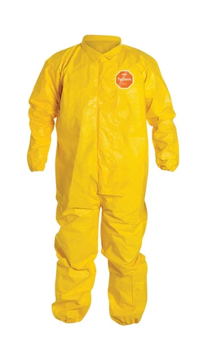 QC125S Chemical Resistant Disposable Coveralls, Elastic Wrists, 6X (12-Pair) - product listing photo