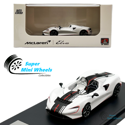 LCD Models 1:64 - Mclaren Elva (White/Black) Diecast Model | eBay