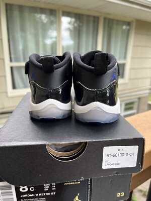 2016 Nike Air Jordan XI Retro 11 Space Jam Kids Toddler Size 8c