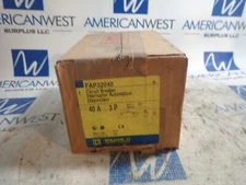 New Square D FAP32040 40 amp 240 volt 3 Pole Panel Mount Circuit Breaker