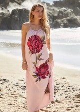 Farm Rio Rose Halter Cover Up Sz S NWT