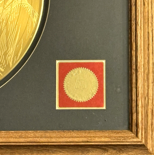Elvis Presley / ELVIS Gold Record professionell gerahmt Holz UV Glas zertifiziert - Bild 5 von 11
