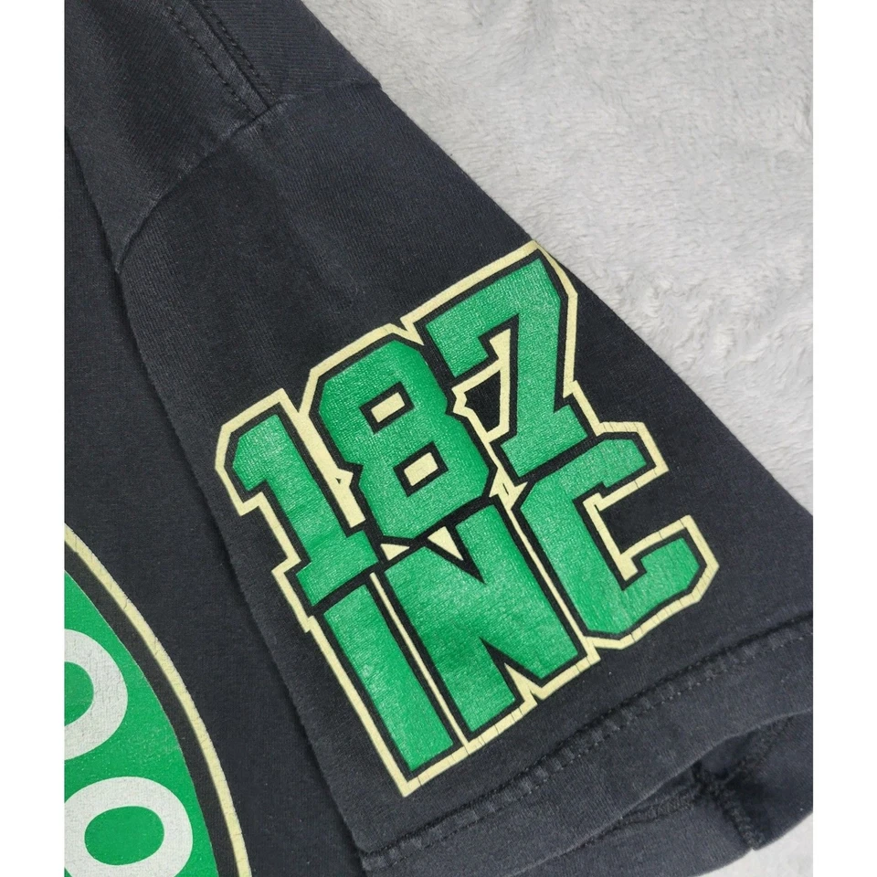 187 INC Boston Celtics Crooks Basketball Swag Hustlers Mens L Black T-Shirt - Image 4 of 4