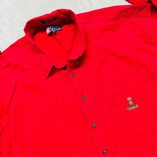 Chaps Ralph Lauren Shirt Mens XXL Ivy Crew Red Button Down Long Sleeve Casual