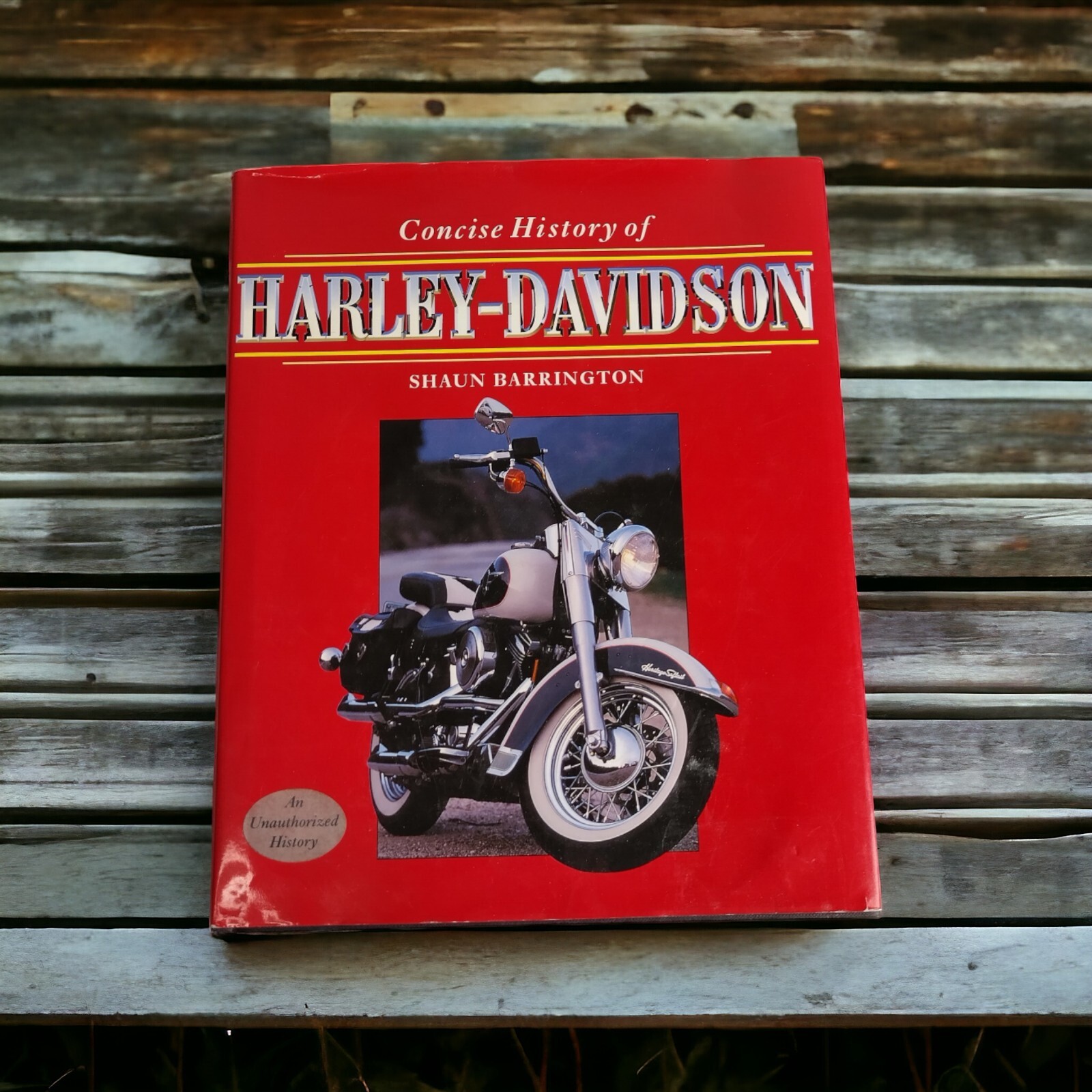 History Of Harley Davidson History Book Shaun Barrington 1993 Motorcycle eBay