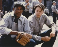 The Shawshank Redemption Tim Robbins Morgan Freeman Vintage 8x10 Color Photo