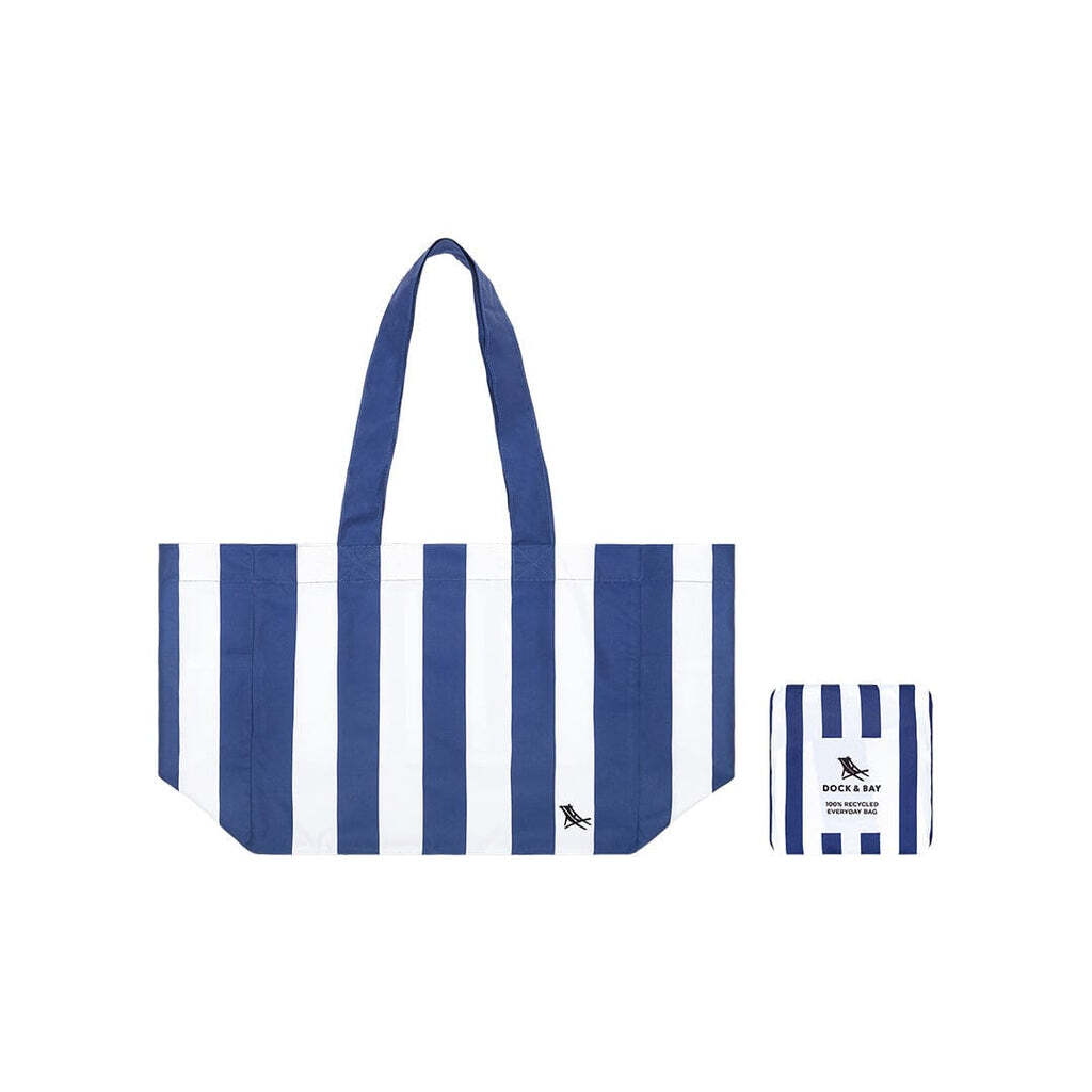 DOCK & BAY FOLDABLE BAG CABANA WITHSUNDAY BLUE