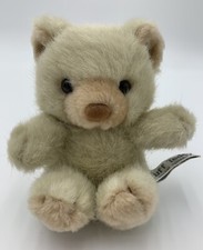 Russ Berrie Brown Bear Caress Soft Pets Ears 6 w/Tags Valentine Gift